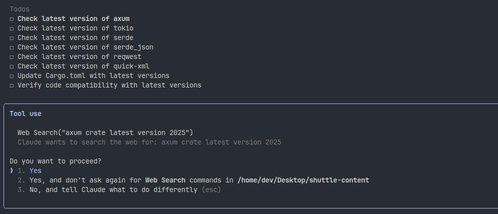Fetching documentation