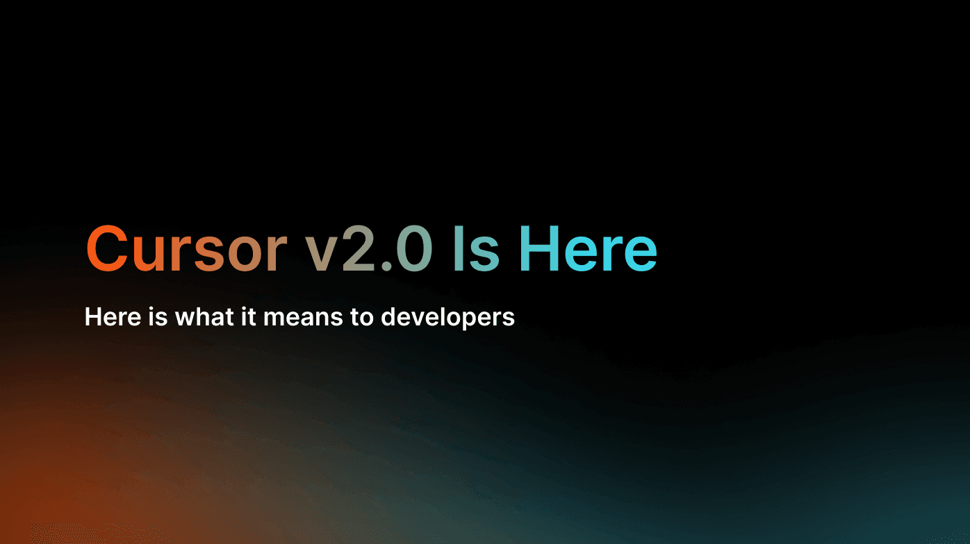 Cursor 2.0 is Out! Here is What's New
