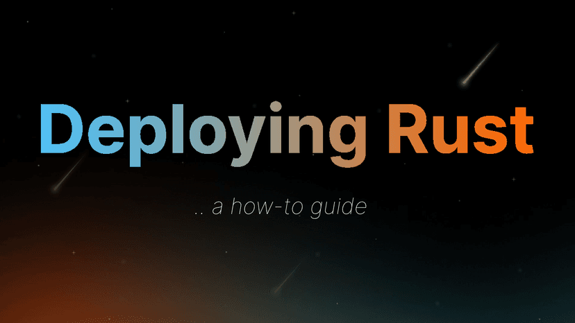 Deploying Rust web applications | Shuttle