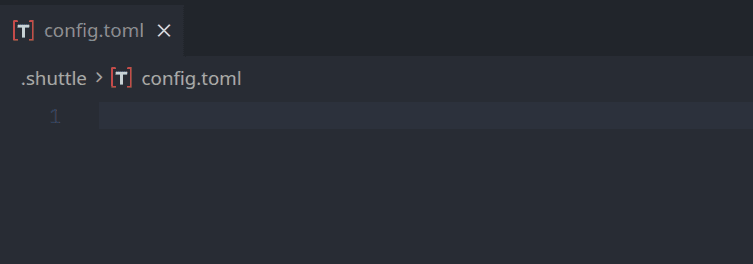 Empty config file after deletion