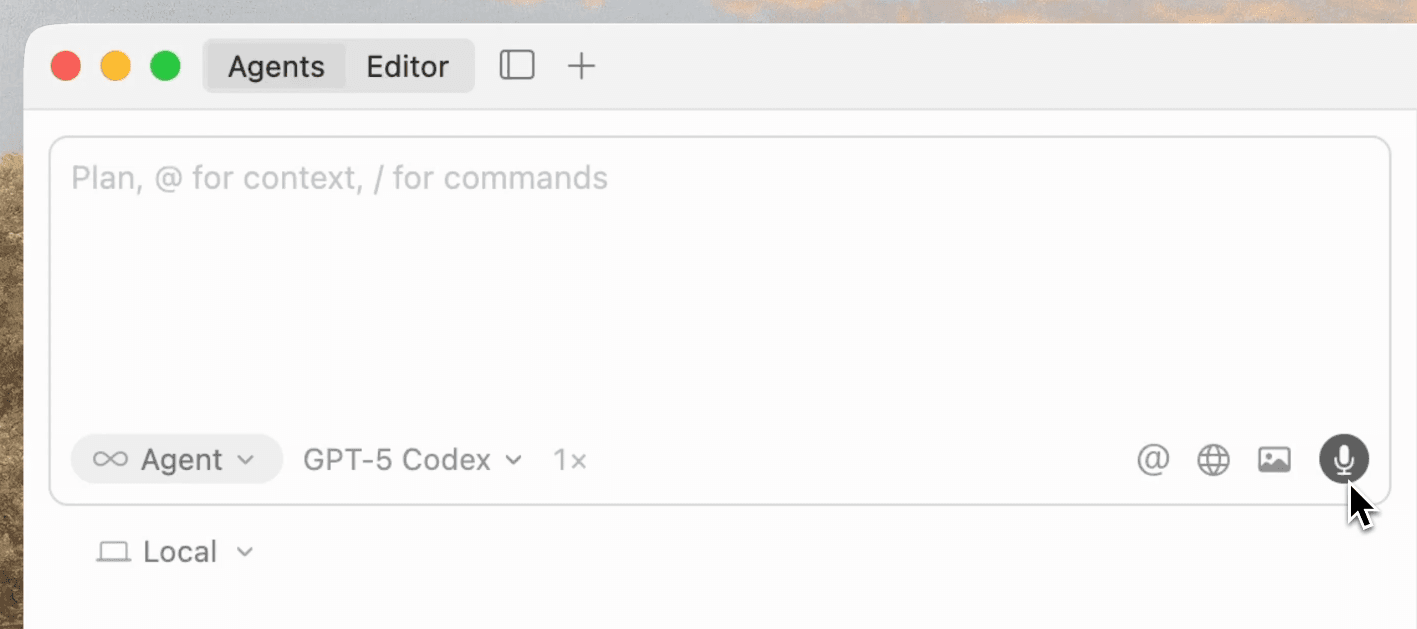 Click to expand image Voice mode