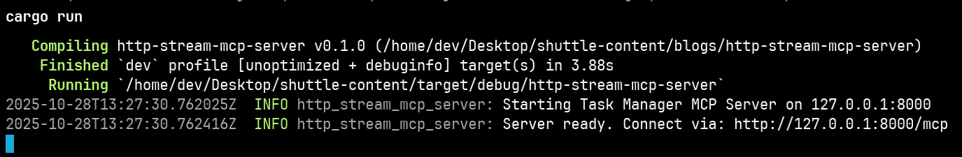 Click to expand image Task Manager MCP Server Running