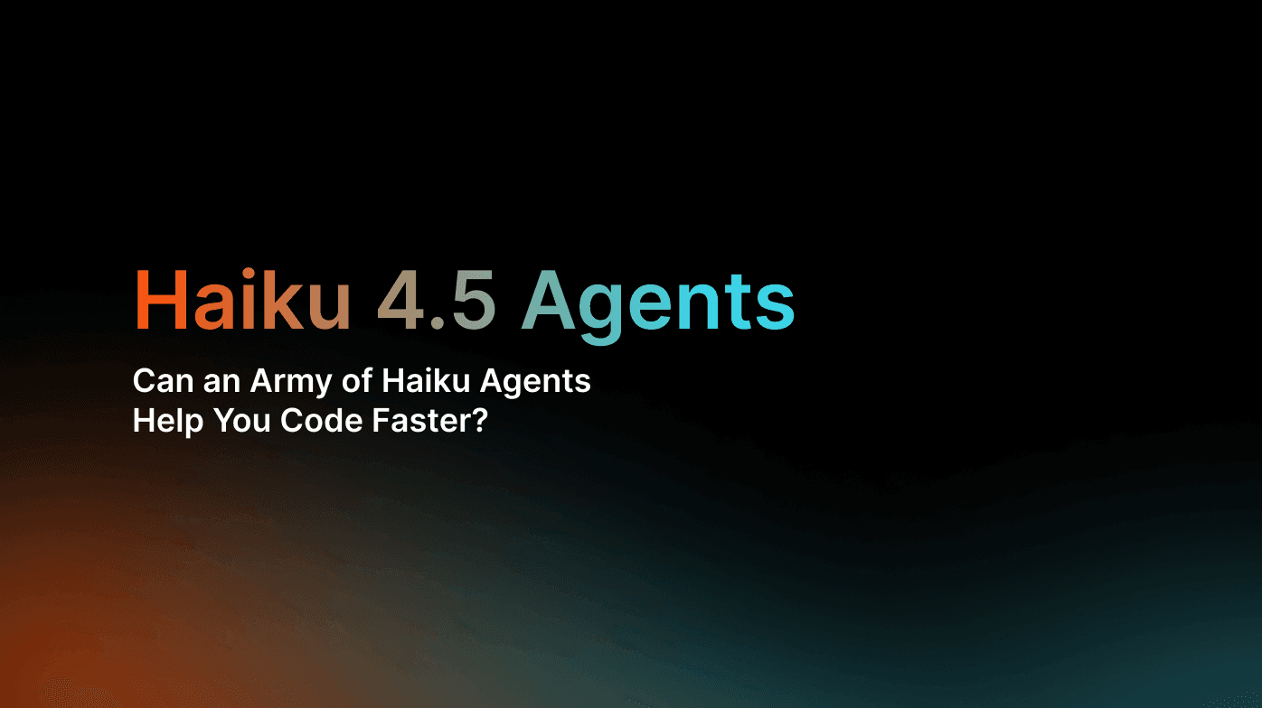 Launching an Army of Haiku 4.5 Agents