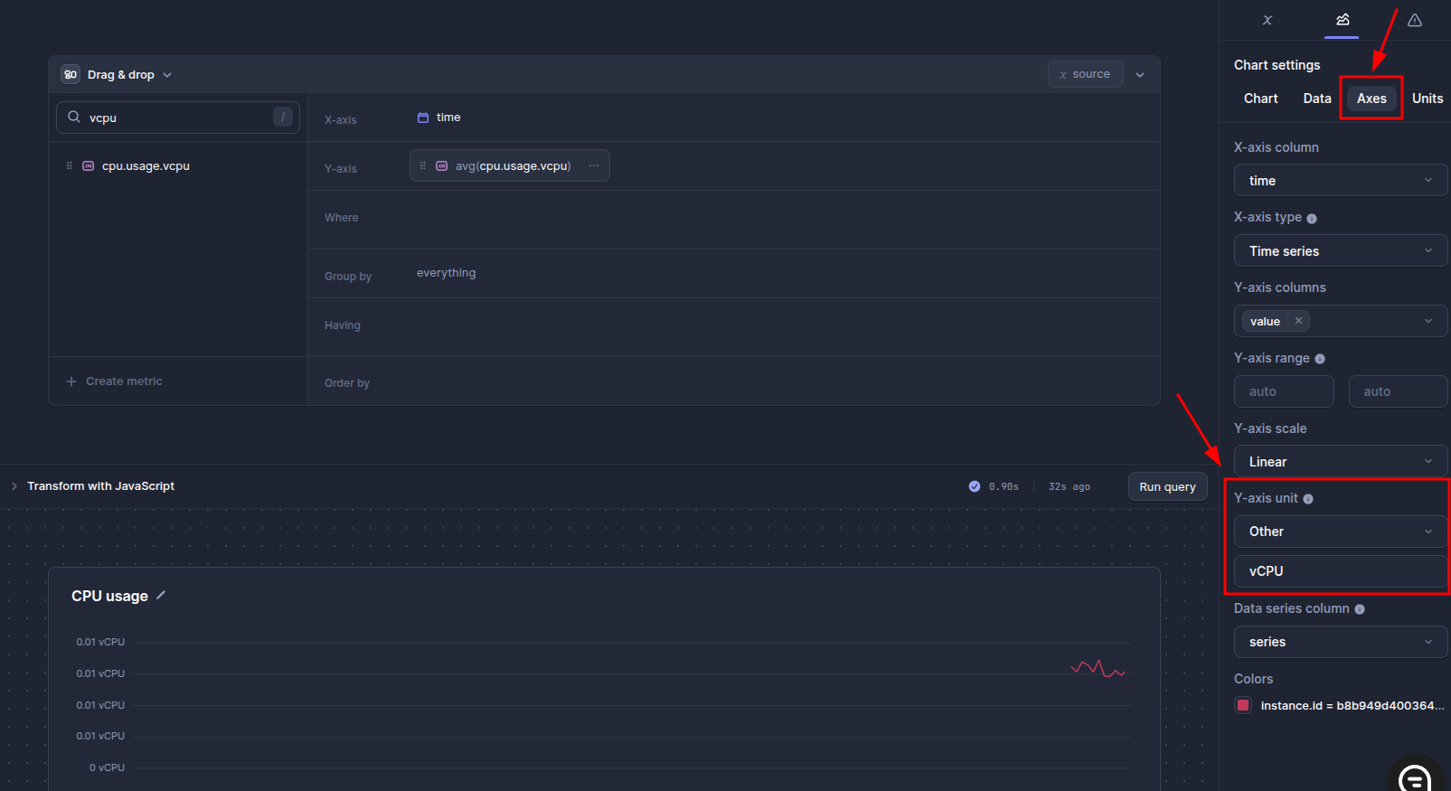 BetterStack CPU Usage Configured